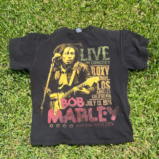 Bob Marley Tee - Limited Edition vintage style Bob Marley Live at the Roxy 1975 Concert tee