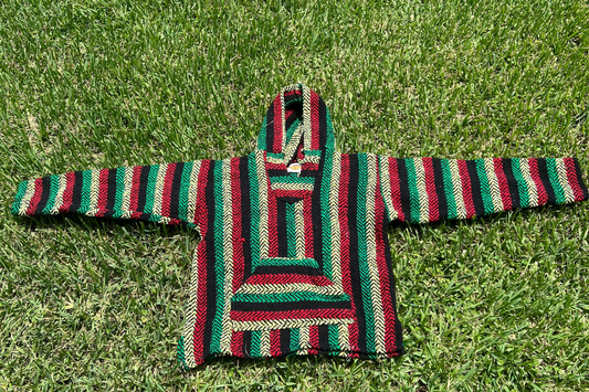 Black Red Gold & Green Knitted Heritage Sweater